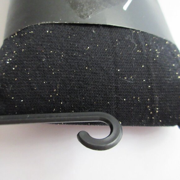 Lane Bryant Control Top Tights Black Metallic Size C/D, 1 Pair, Made in USA NEW - Picture 8 of 11